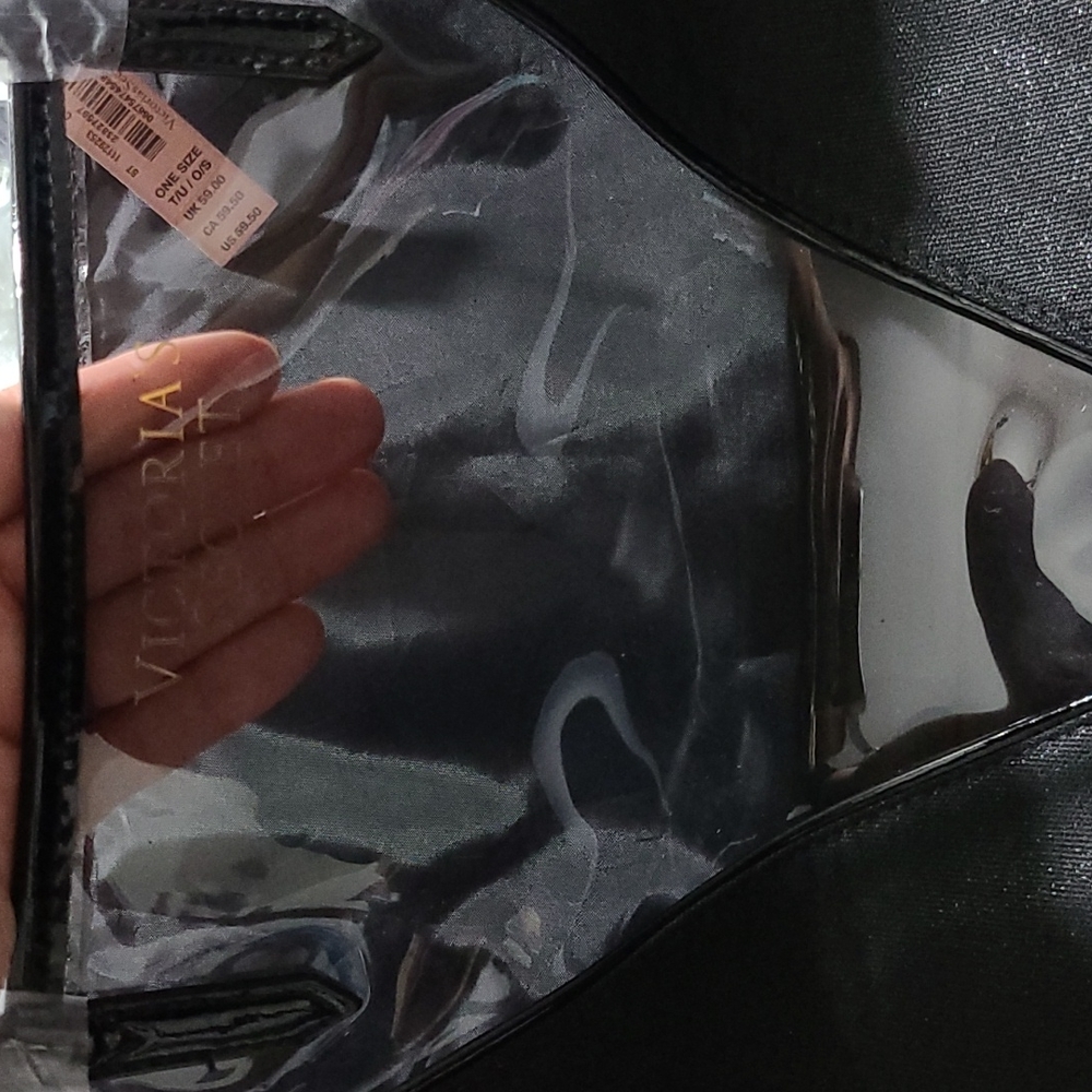 Victoria's Secret Metallica and Clear Tote Bag - Picture 5 of 16